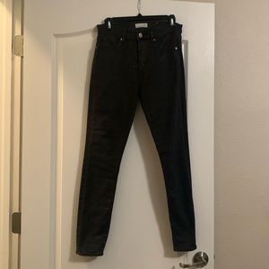 Ann Taylor black sparkle jeans size 4/27